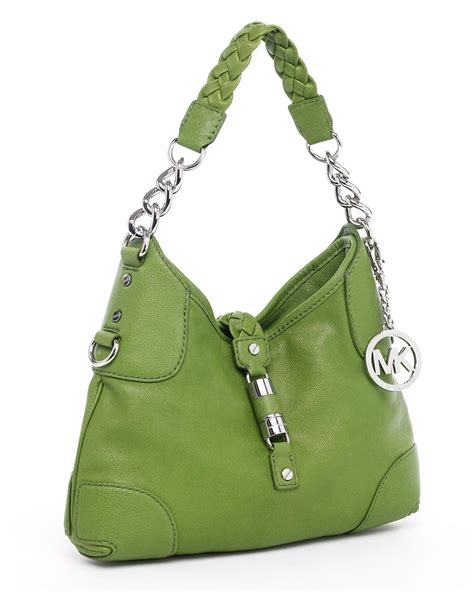 michael kors green bag|Michael Kors green shoulder bags.